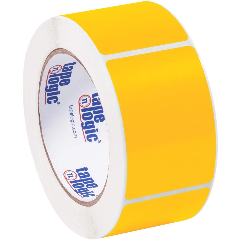 1053 Rectangle Inventory Color Coded Label, 3" L x 2" W, Fluorescent